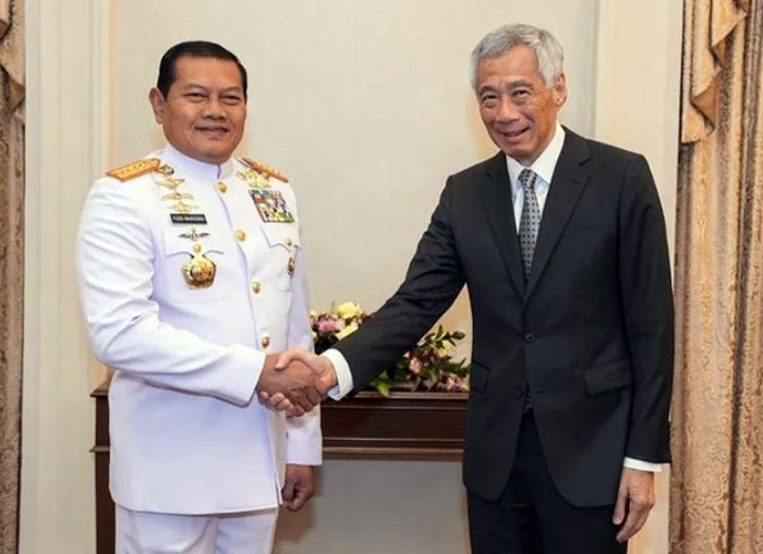 Panglima TNI Kunjungi Menhan Singapura Untuk Tingkatkan Kerja Sama foto dok 