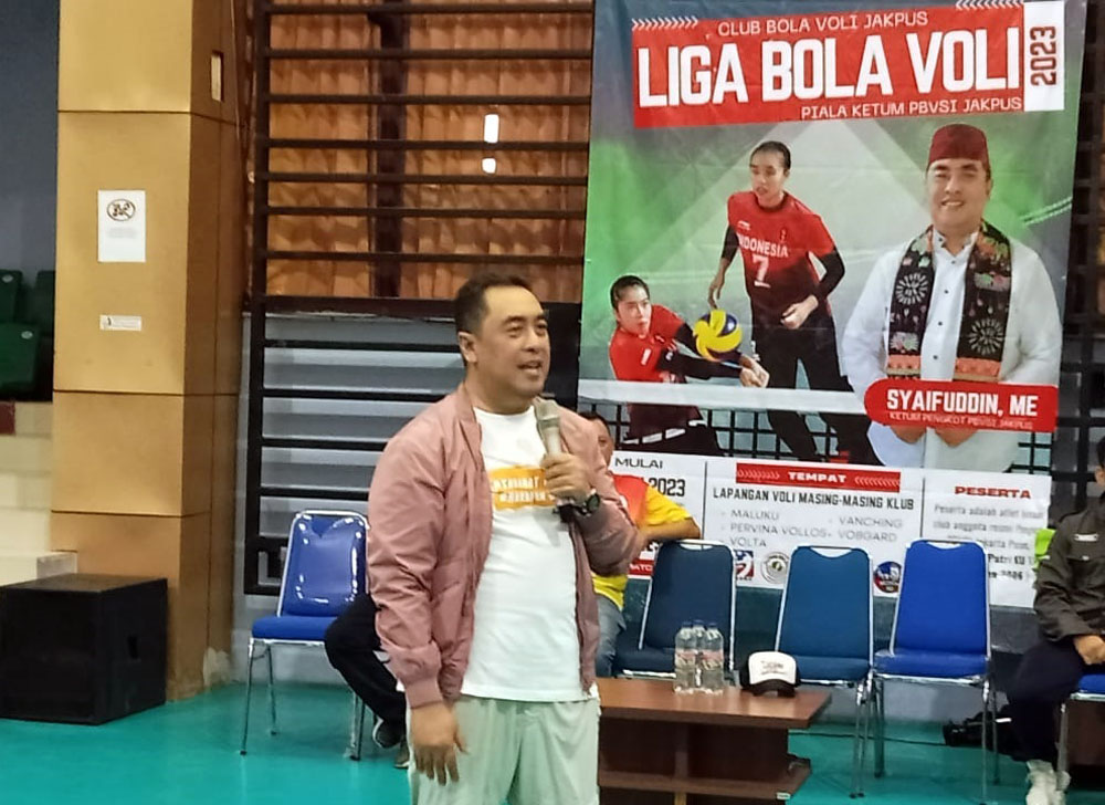 PBVSI Kota Jakarta Pusat Menggelar Turnamen Bola Voli antar Club foto dok 