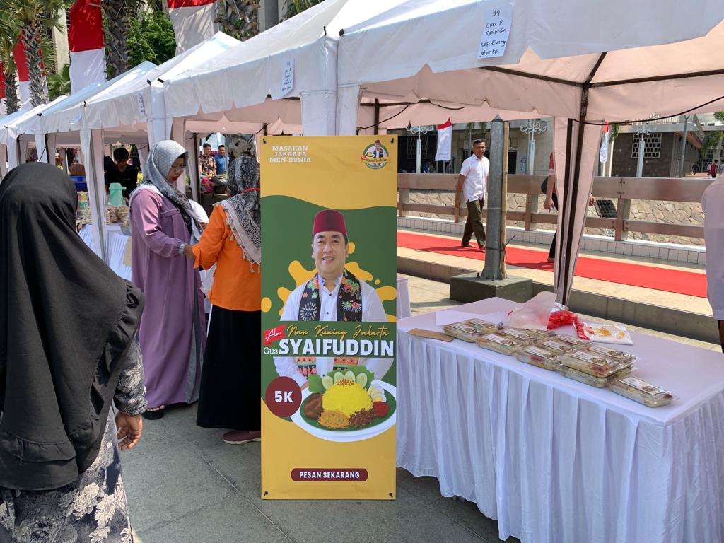 Gus Syaifudin Ramaikan Festifal Kuliner Nusantara Istiqlal 2023 foto dons