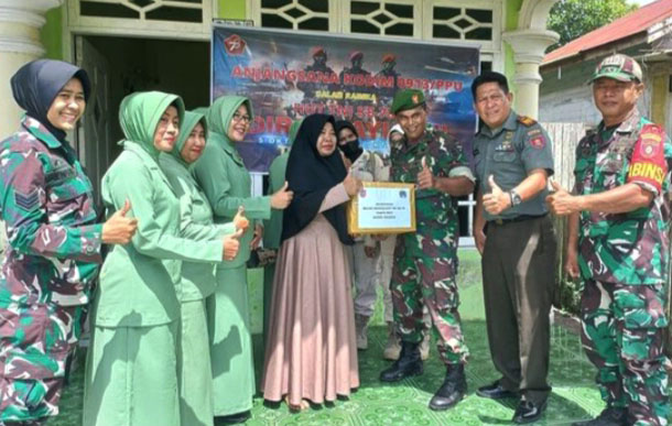 Jelang HUT ke-78 TNI Kodim 0913 PPU Gelar Anjangsana Pererat Talisilahturrahmi foto dok