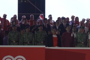 Panglima TNI Hadiri Pesta Rakyat & Karnaval Bersatu HUT Kemerdekaan RI Ke-80 di Monas
