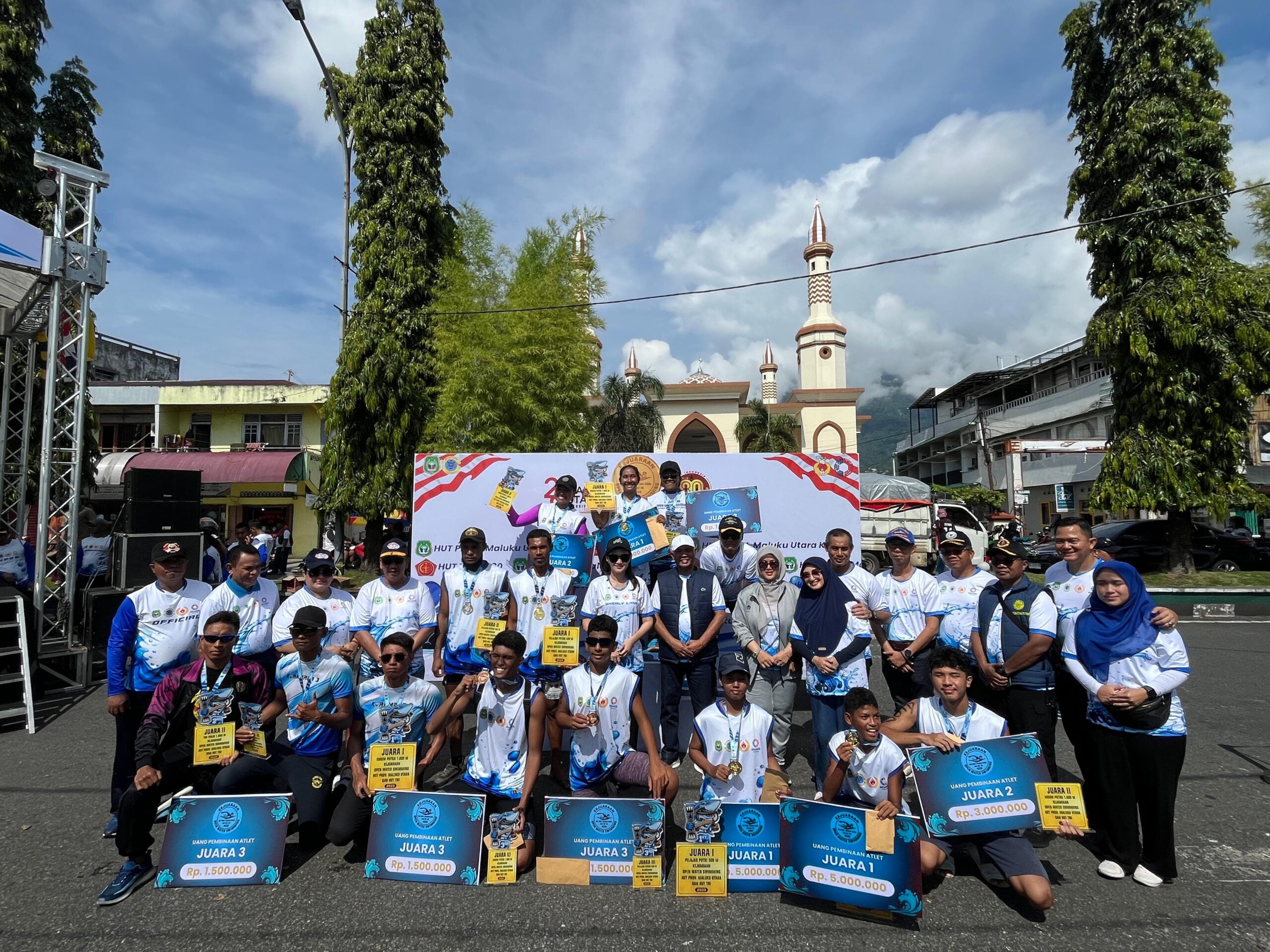 Lomba Open Water Swimming di Ternate, Wujud Sinergi TNI dan Pemda Maluku Utara