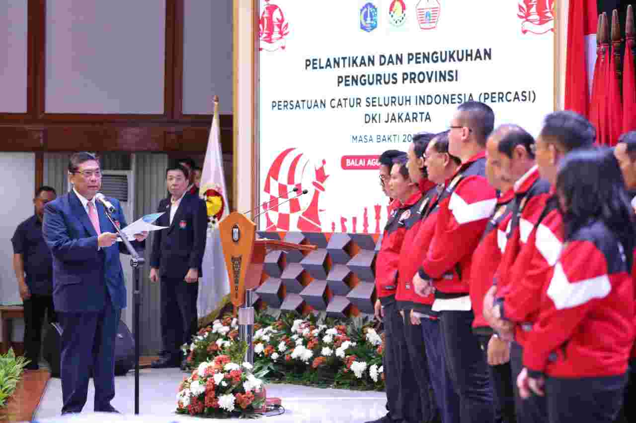 Gubernur Pramono Anung Hadiri Pelantikan Pengurus PERCASI DKI Jakarta 2025–2029