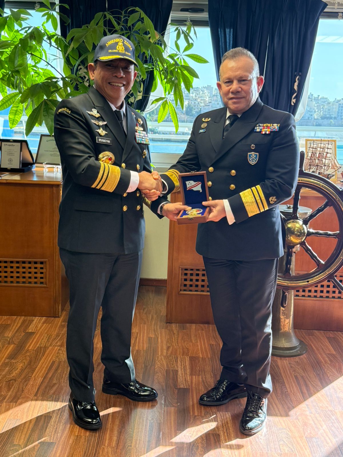 Perkuat Sinergi Keamanan Laut, Bakamla RI Jalin Pembahasan MoU dengan Penjaga Pantai Yunani