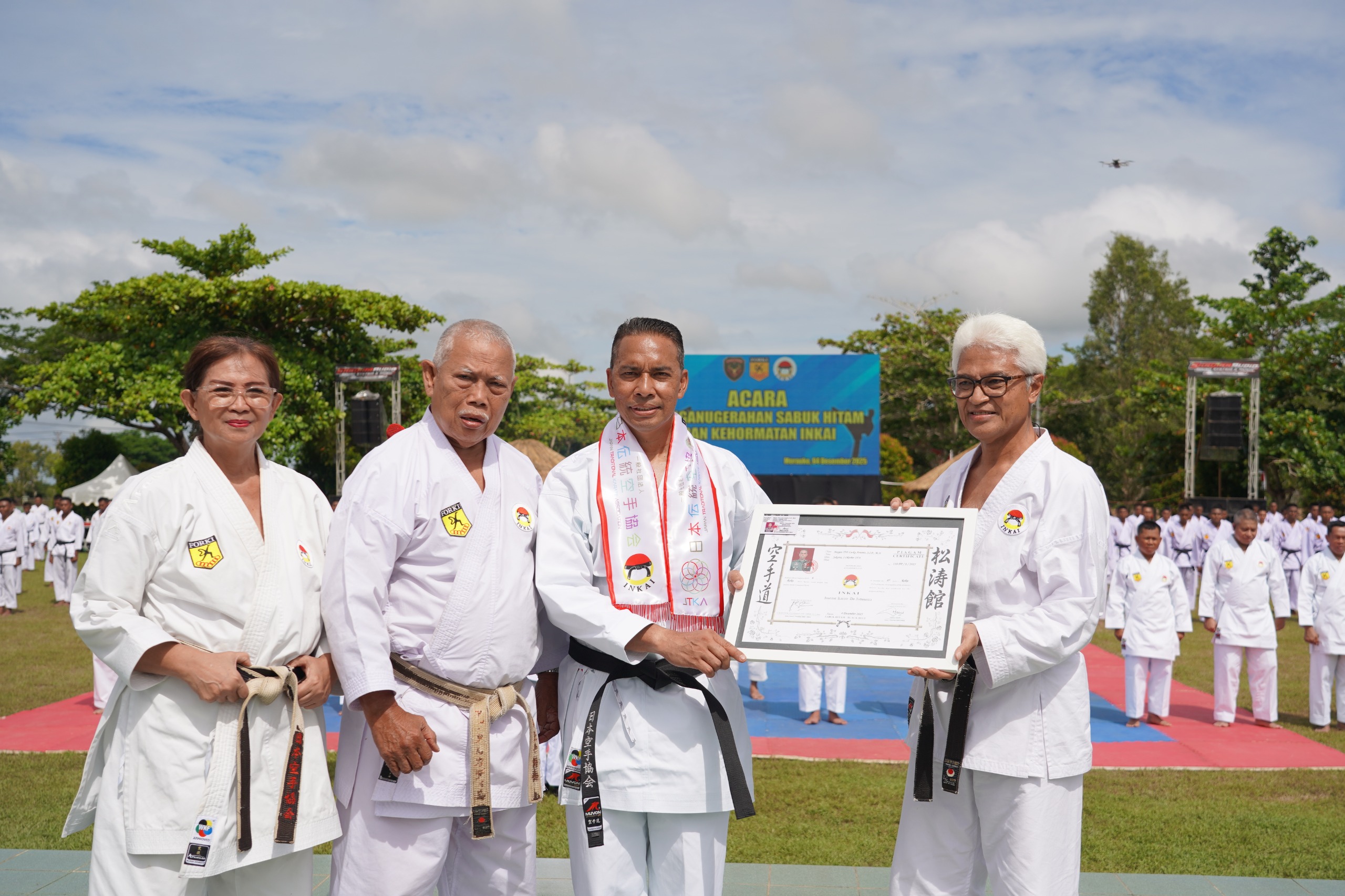 1.683 Prajurit Kodam XXIV/MT Diumumkan Sabuk Hitam INKAI, Pecahkan Rekor MURI!