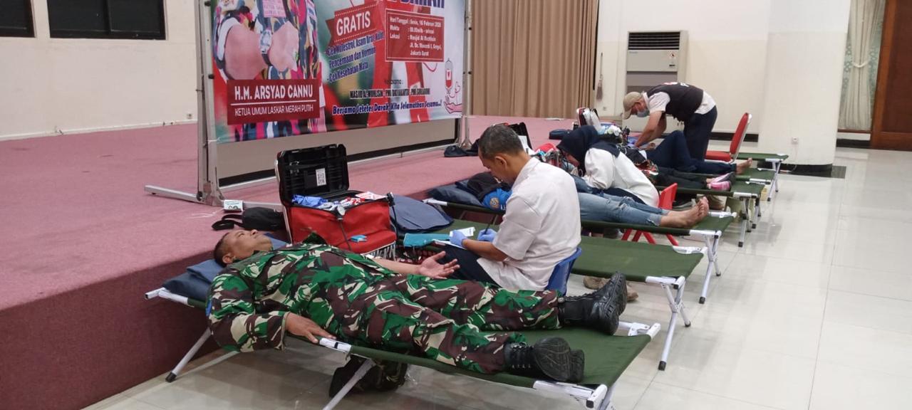 Sambut Ramadhan 1447 H, Laskar Merah Putih Ajak Warga Grogol Berbagi Lewat Donor Darah