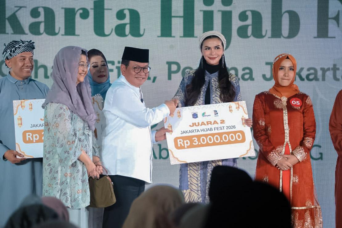 Gubernur Pramono Hadiri Jakarta Hijab Fest 2026, Dorong Penguatan Industri Tekstil dan Fesyenp