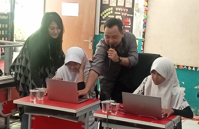 Seminar BeProKids Goes to School di SDN Cempaka Putih 03 Tangerang Selatan membahas pendidikan berbasis AI untuk guru dan siswa.