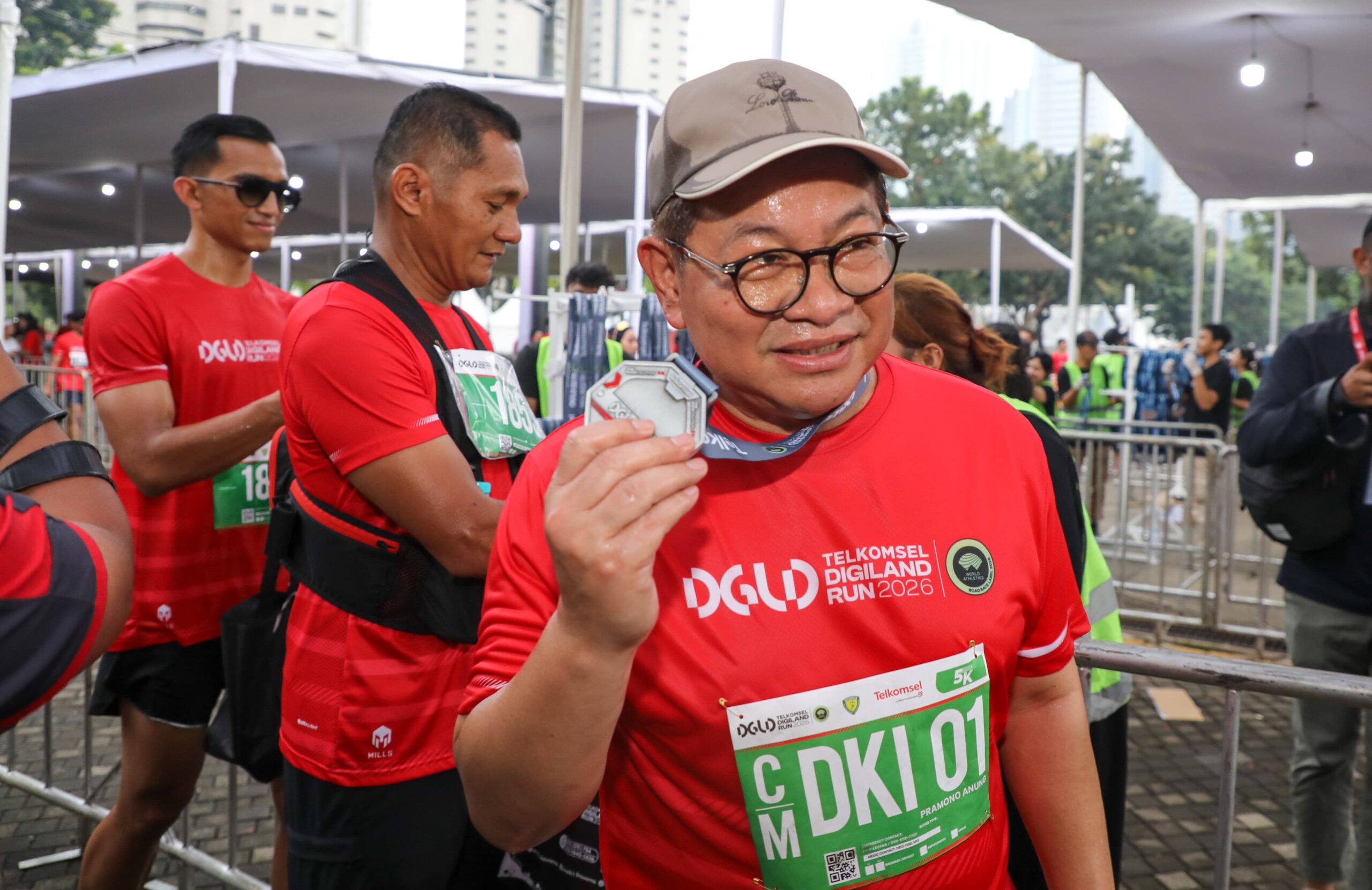 Pelari internasional mengikuti ajang Half Marathon dan 10K di Jakarta bersertifikasi World Athletics.