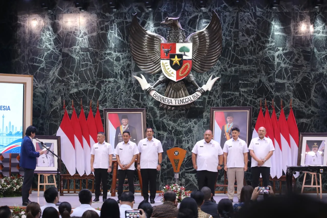 Gubernur DKI Jakarta Pramono Anung membahas dukungan Jakarta untuk PON 2028